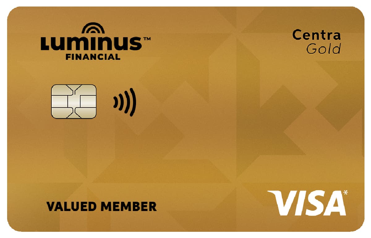 Luminus Financial Centra Gold Visa