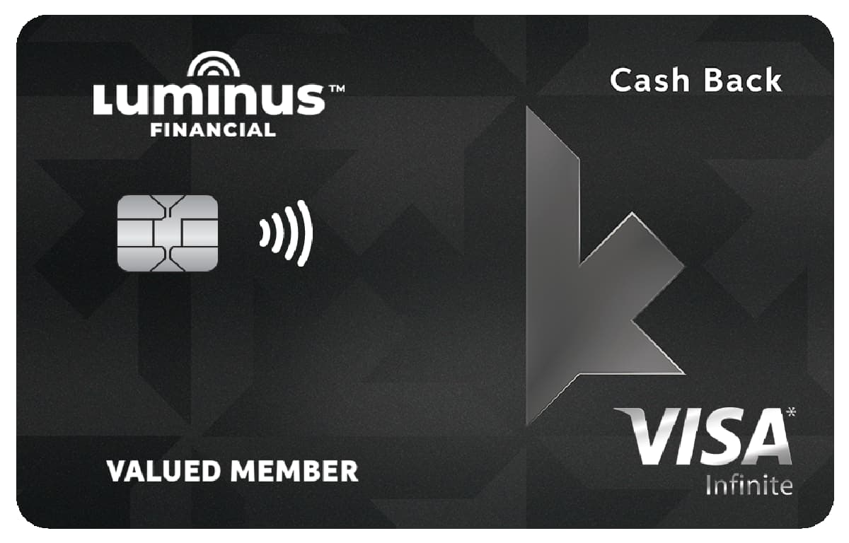 Luminus Financial Cash Back Visa Infinite